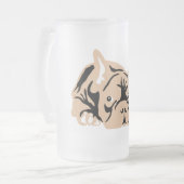 Chope Givrée Bouledogue Français marron (Devant gauche)