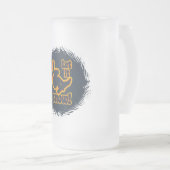 Chope Givrée Bouteille de snowboard - choisir style & couleur (Devant droit)