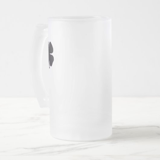 Chope Givrée Bouteille en verre dépoli Black Clover (Devant gauche)