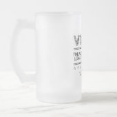 Chope Givrée Boutons VODKA personnalisés (Gauche)