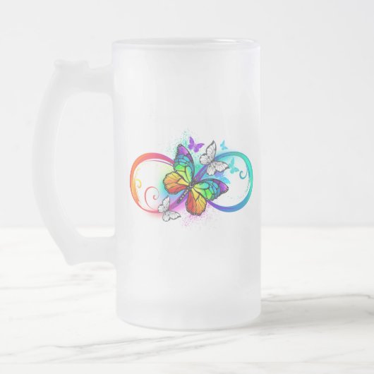 Chope Givrée Bright infinity with rainbow butterfly (Gauche)