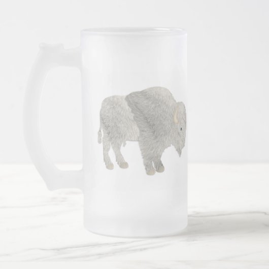 Chope Givrée Buffalo blanc Drinkware (Gauche)