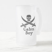Chope Givrée Cabine Boy Glass Stein (Devant droit)