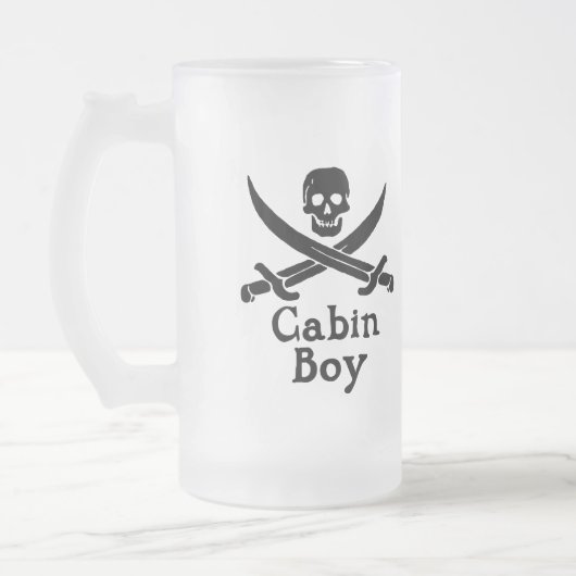 Chope Givrée Cabine Boy Glass Stein (Gauche)