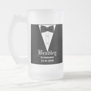 Chope Givrée Cadeau Personnalisé De Groomsmans Ou De Meilleur H