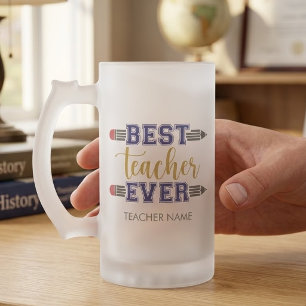 Chope Givrée Cadeau personnalisé Meilleur Enseignant - Cadeau p