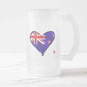 Chope Givrée Cadeaux de drapeau de coeur d'amour de la Nouvelle
