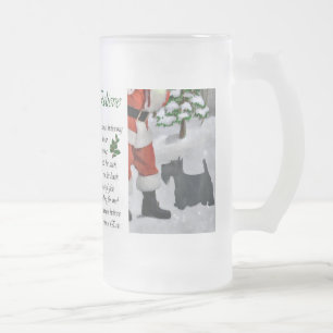 Chope Givrée Cadeaux de Noël écossais Terrier