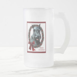 Chope Givrée Cadeaux de Noël Giant Schnauzer