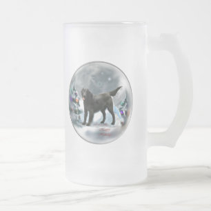 Chope Givrée Cadeaux de Noël Retriever à revêtement plat
