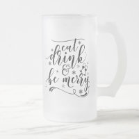 Calligraphic Manger Boire & Soyez Joyeux