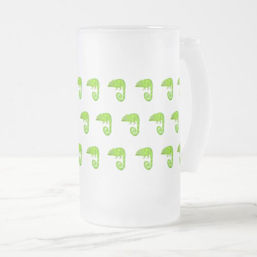 Chope Givrée Caméléon vert mignon (Devant droit)