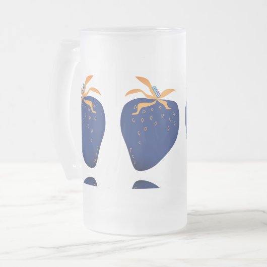 CHOPE GIVRÉE CANECA VIDRO FOSCO - DESIGN ABSTRATO (Devant gauche)