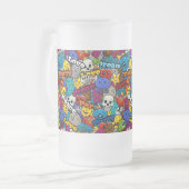 Chope Givrée Caractères graffitis colorés Motif (Devant gauche)