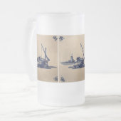 Chope Givrée Carrelage bleu Delft classique - Puits d'eau (Devant gauche)