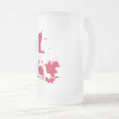 Chope Givrée Carte Drapeau Danemark (Devant droit)