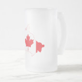 Chope Givrée Carte du drapeau du Canada (Devant droit)
