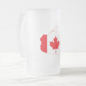 Chope Givrée Carte du drapeau du Canada (Devant gauche)