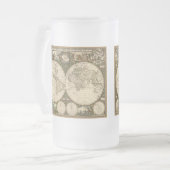 Chope Givrée Carte du monde 1660 par Frederick de Wit (Devant gauche)