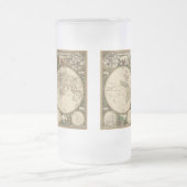 Chope Givrée Carte du monde 1660 par Frederick de Wit (Centre)