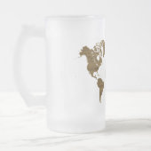 Chope Givrée Carte du monde de Wenge (Gauche)