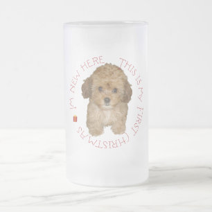 Chope Givrée Cavachon chiot premier Noël