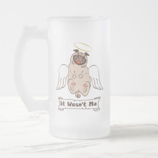 Chope Givrée Ce n'était pas moi ange carlin drôle de citation (Gauche)