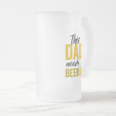 Chope Givrée Ce Papa A Besoin D'Une Bande De Bière (Devant droit)