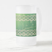 Chope Givrée Céltic Green Knots & Feuilles (Devant droit)