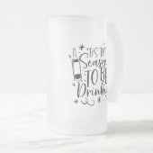 Chope Givrée C'est la saison pour boire | Humour XMAS (Devant droit)