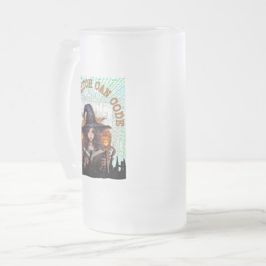 Chope Givrée Cette sorcière peut coder (Devant gauche)