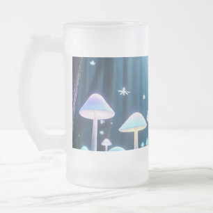 Chope Givrée Champignons mystiques du néon brillant