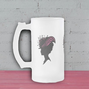 Chope Givrée Chapeau fantaisie silhouette noire de dame victori