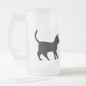 Chope Givrée Chat noir avec chauve-souris (Gauche)