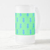Chope Givrée Chats bleus fantaisistes Fun Forever Lime vert (Devant droit)
