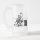 Chope Givrée Cheval de course de baril (Gauche)