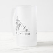 Chope Givrée Cheval du Joueur de Polo moderne (Devant gauche)