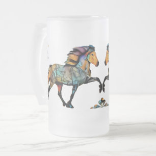 Chope Givrée Cheval islandais Pop Art
