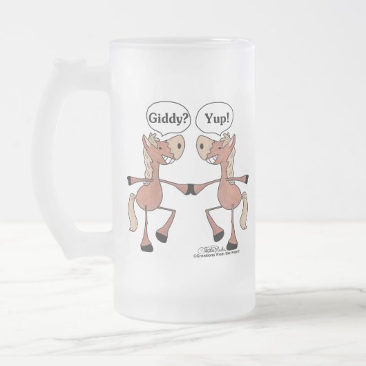 Chope Givrée Chevaux Giddy Up (Gauche)