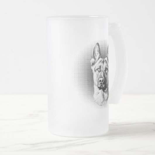 Chope Givrée Chien de berger allemand (Devant droit)