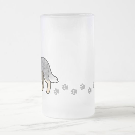 Chope Givrée Chien/Kelpie australiens de bétail de bande (Centre)