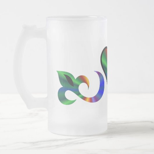 Chope Givrée Ciel arc-en-ciel Lily et papillon (Gauche)