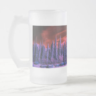 Chope Givrée ciel d'hiver violet