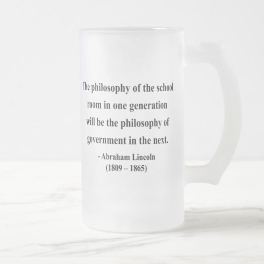 Chope Givrée Citation 11a d'Abraham Lincoln (Droit)