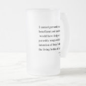 Chope Givrée Citation 2a de Charles Darwin (Devant droit)