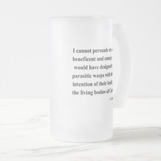 Chope Givrée Citation 2a de Charles Darwin (Devant droit)