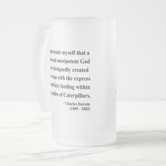 Chope Givrée Citation 2a de Charles Darwin (Devant gauche)