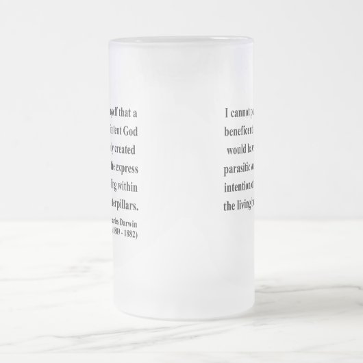 Chope Givrée Citation 2a de Charles Darwin (Centre)