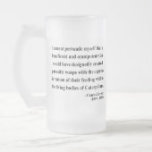 Chope Givrée Citation 2a de Charles Darwin (Gauche)