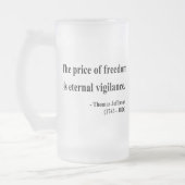 Chope Givrée Citation 2a de Thomas Jefferson (Gauche)